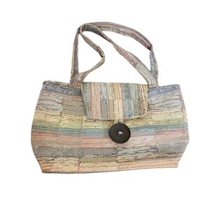 Multicolor Woven Women's Bag